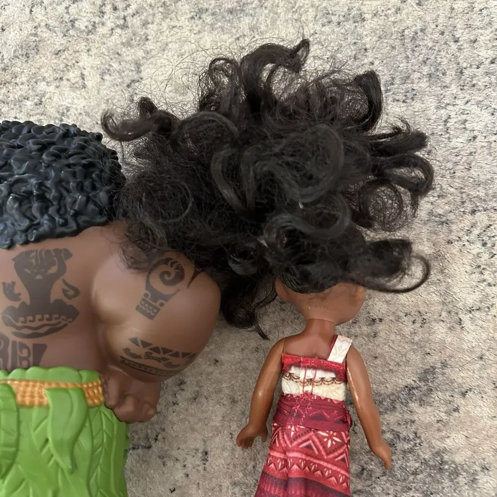 Disney Moana Maui Play Dolls Figure Set 8